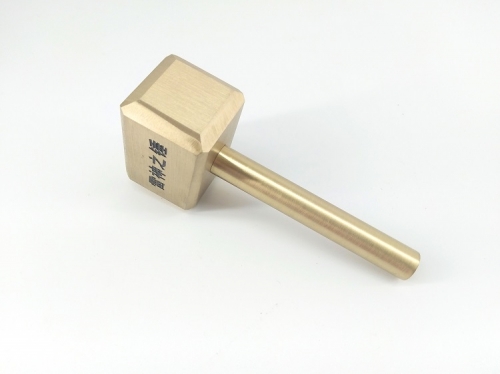 Solid brass Thor's hammer
