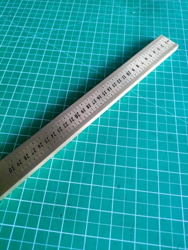 brass weight ruler